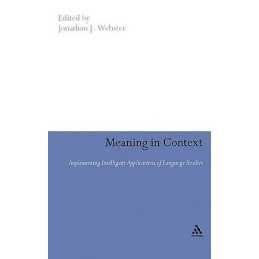 Meaning in Context - 9780826497352