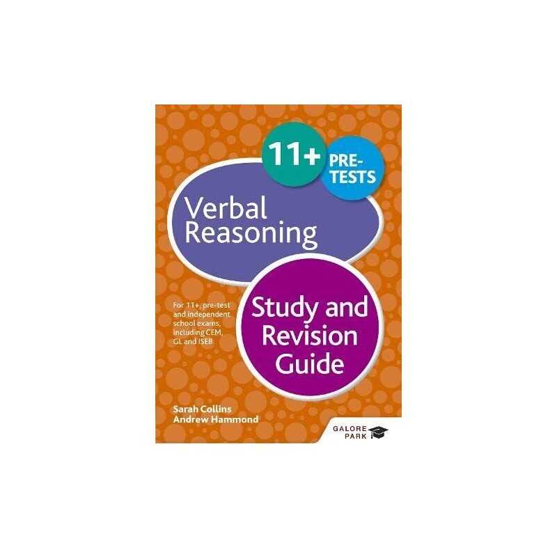 11+ Verbal Reasoning Study and Revision Guide: For 11+, pre... by Collins, Sarah