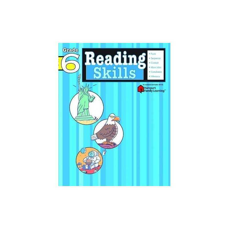Reading Skills: Grade 6 (Harcourt Family Learning) by Flash Kids Editors Book