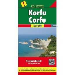 Corfu, Special Places of Excursion Road Map 1:50 000 - 9783707909562