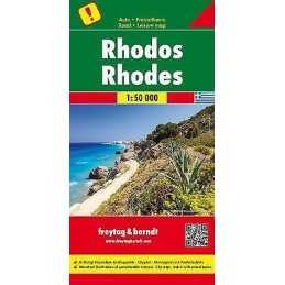Rhodes, Destination of Considerable Interest Road Map 1:50 000 - 9783707910582