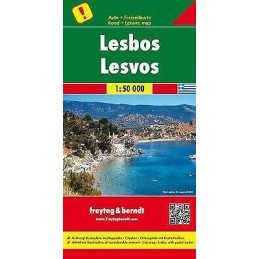 Lesbos, Special Places of Excursion Road Map 1:50 000 - 9783707913309