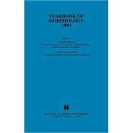 Yearbook of Morphology 1993 - 9780792324942