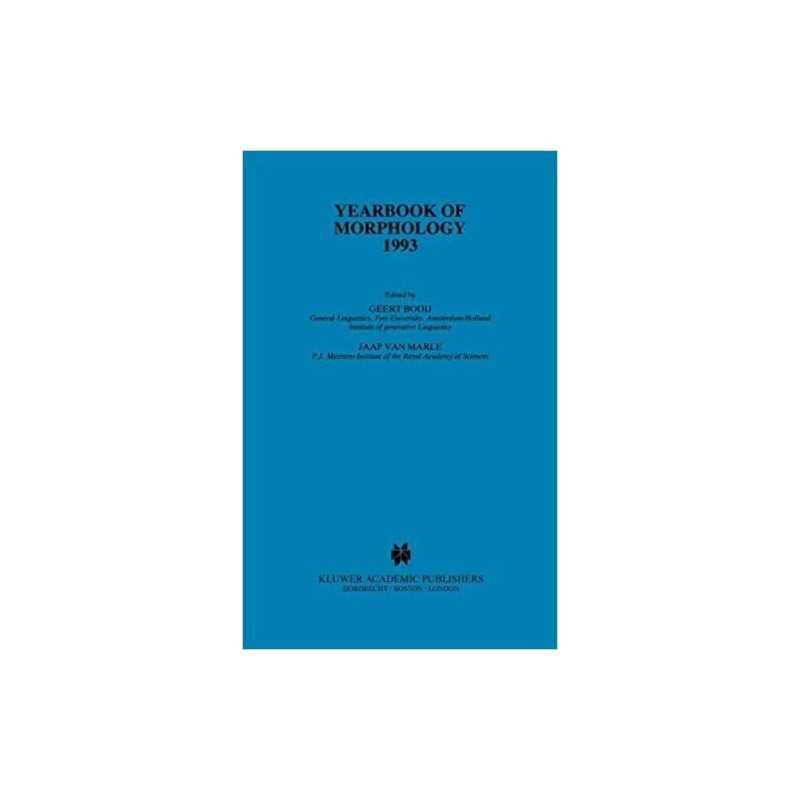 Yearbook of Morphology 1993 - 9780792324942