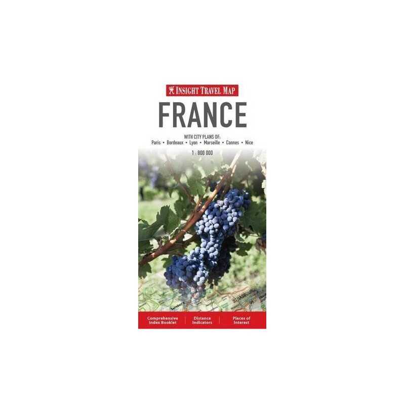 Insight Travel Maps: France by APA Publications Limited Sheet map, folded Book