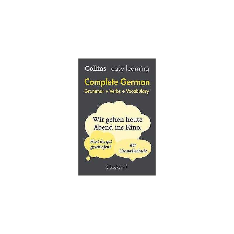 Easy Learning German Complete Grammar, Verbs and Vocabulary (... - 9780008141783