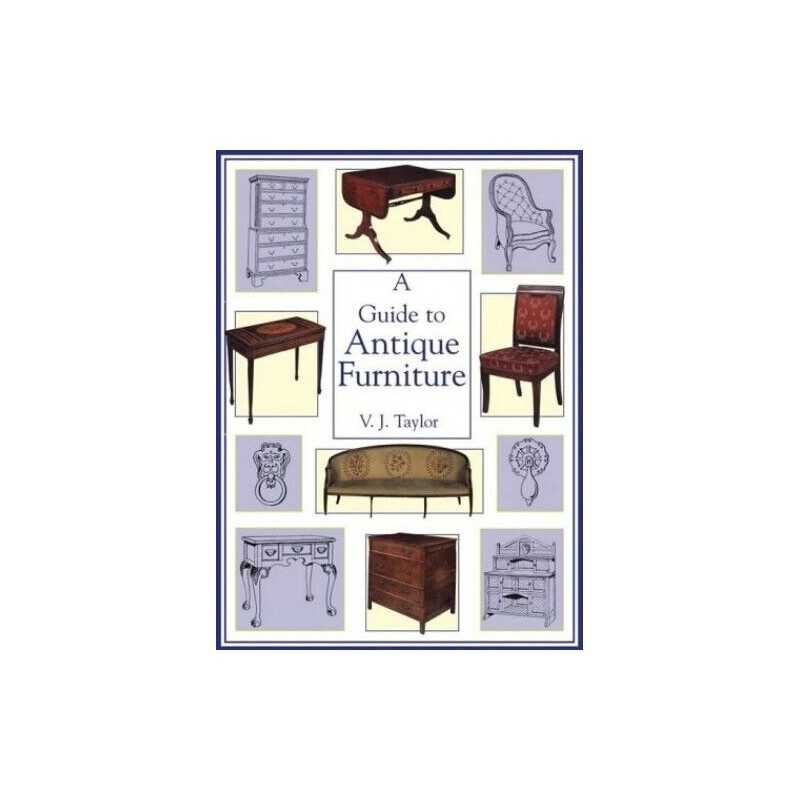The Antique Furniture Trail by Taylor, V.J. Paperback Book