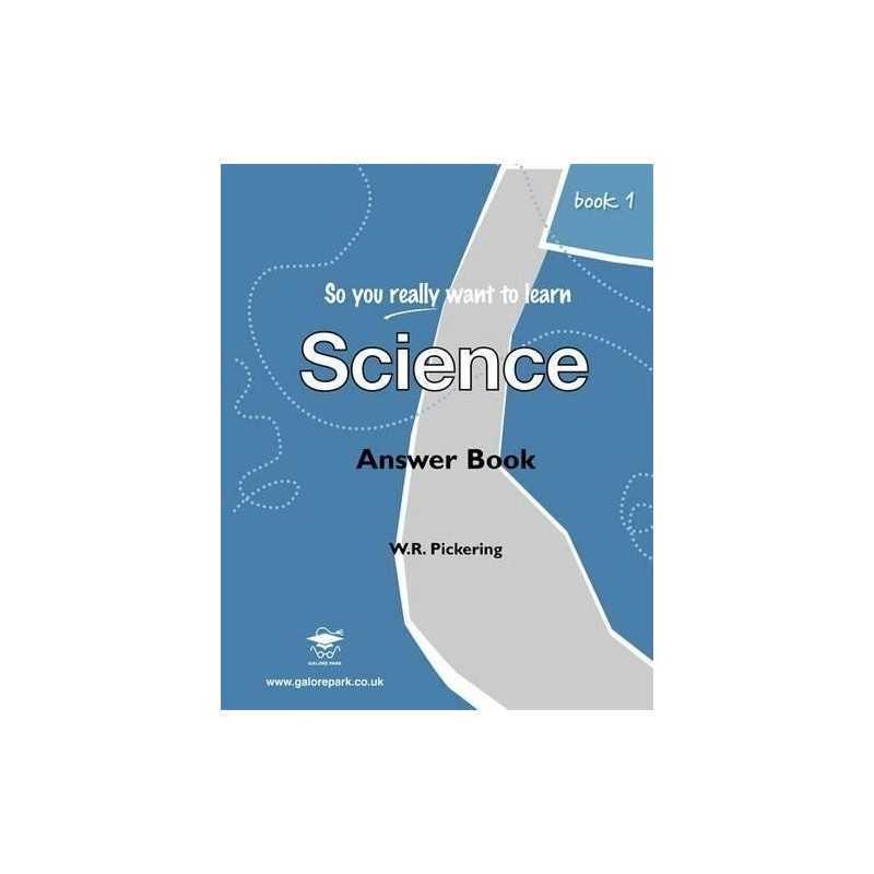 So you really want to learn Science Book 1 Answer... by Pickering, Ron Paperback