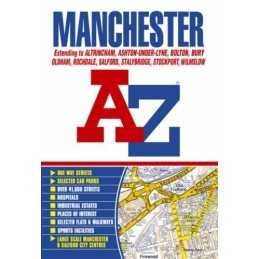 Manchester Street Atlas Paperback Book