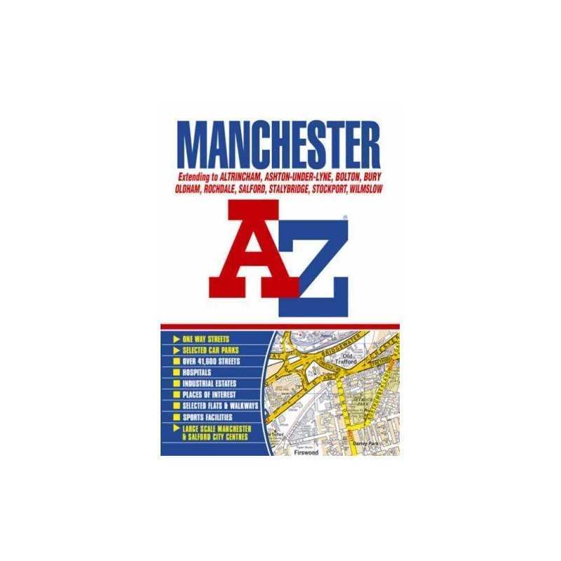 Manchester Street Atlas Paperback Book