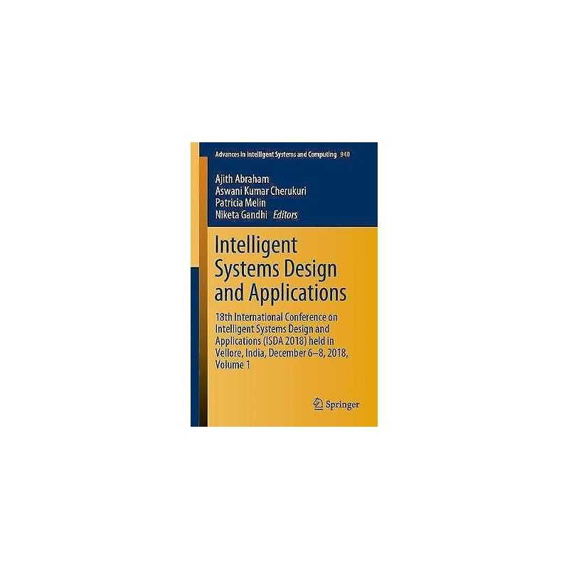 Intelligent Systems Design and Applications - 9783030166564