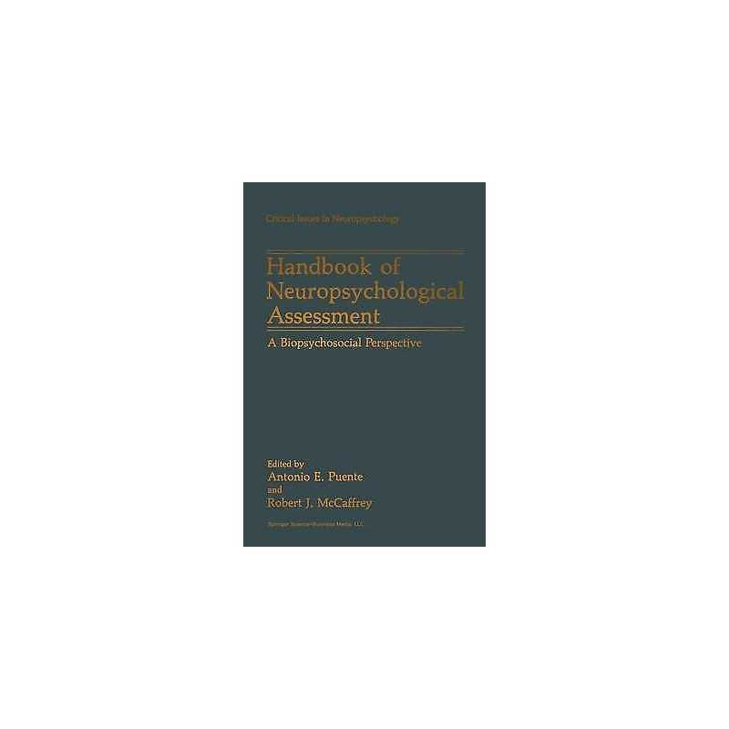 Handbook of Neuropsychological Assessment - 9781489906847