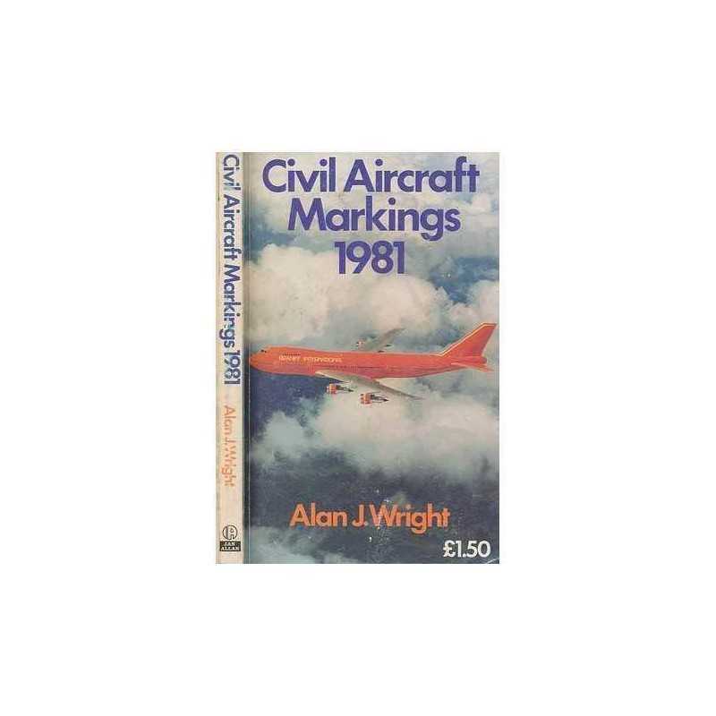 Civil Aircraft Markings 1981 Paperback Book