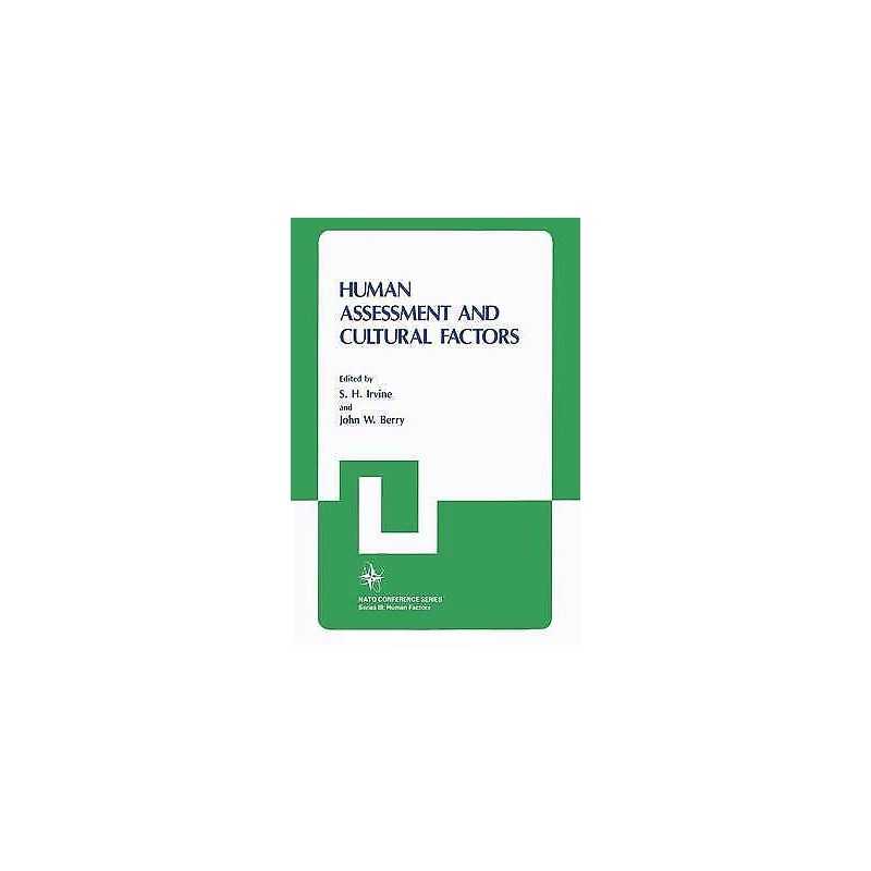 Human Assessment and Cultural Factors - 9781489921536
