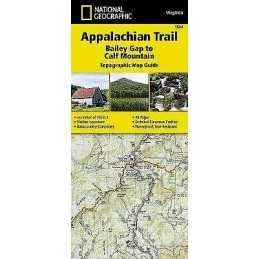 Appalachian Trail, Bailey Gap To Calf Mountain, Virginia - 9781597756419