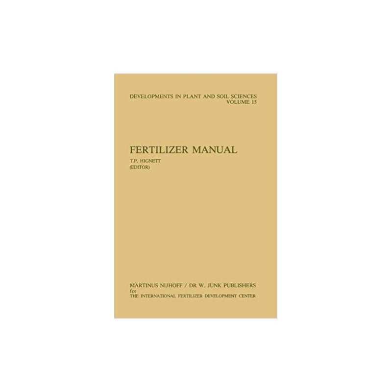 Fertilizer Manual - 9789024731220