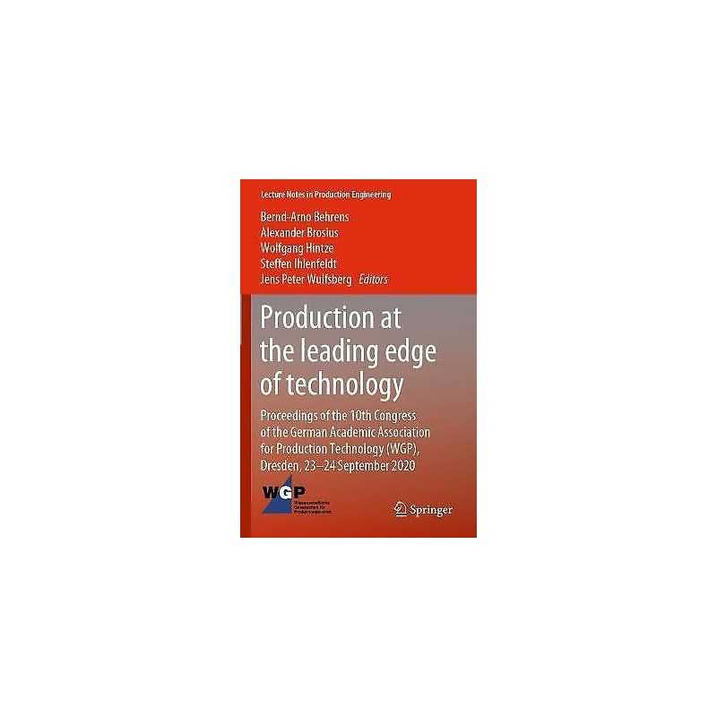 Production at the leading edge of technology - 9783662621400