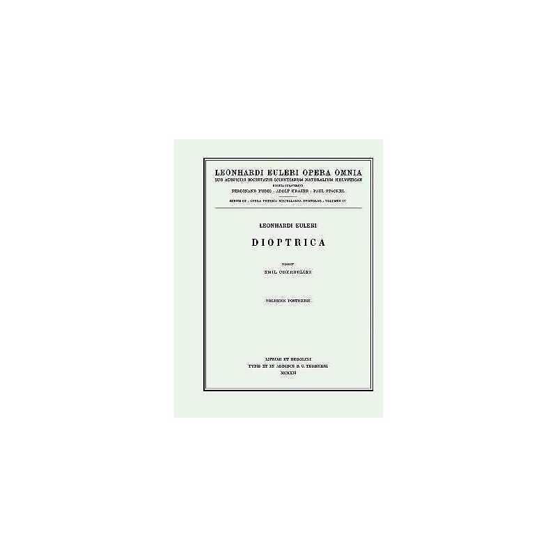 Dioptrica 2nd part - 9783764314637
