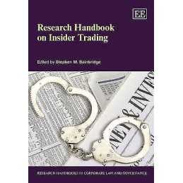 Research Handbook on Insider Trading - 9780857931849