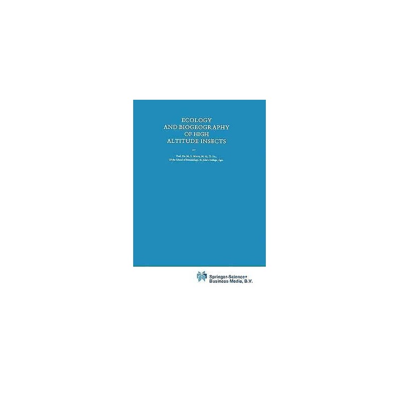 Ecology and Biogeography of High Altitude Insects - 9789061931140