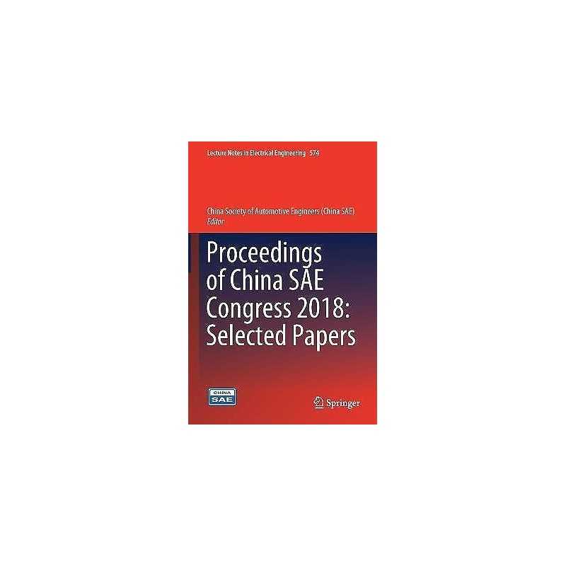 Proceedings of China SAE Congress 2018: Selected Papers - 9789811397202