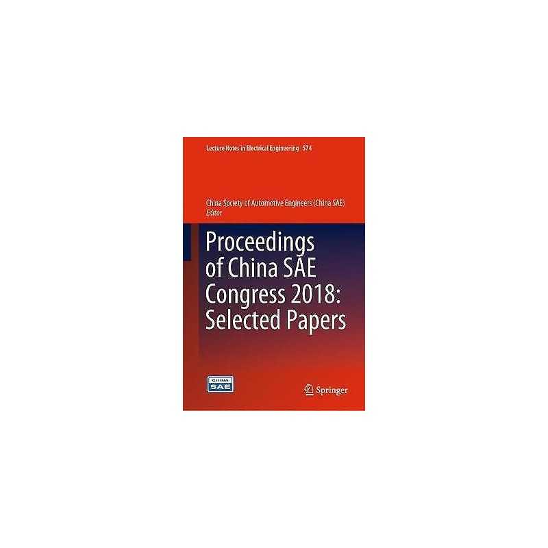 Proceedings of China SAE Congress 2018: Selected Papers - 9789811397172