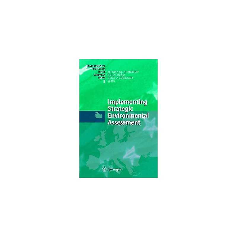 Implementing Strategic Environmental Assessment - 9783642058189