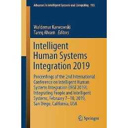 Intelligent Human Systems Integration 2019 - 9783030110505