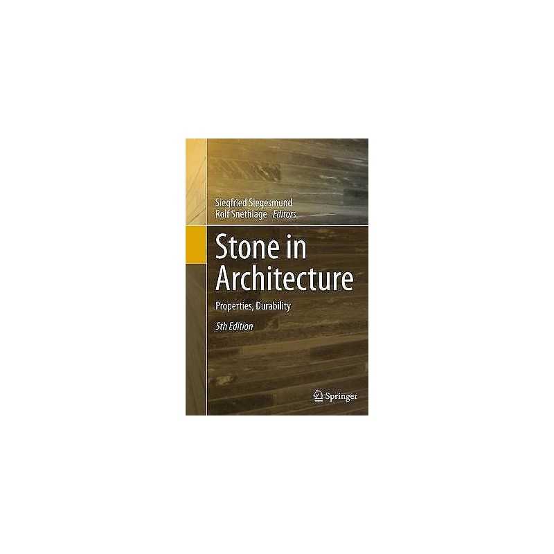 Stone in Architecture - 9783662495735