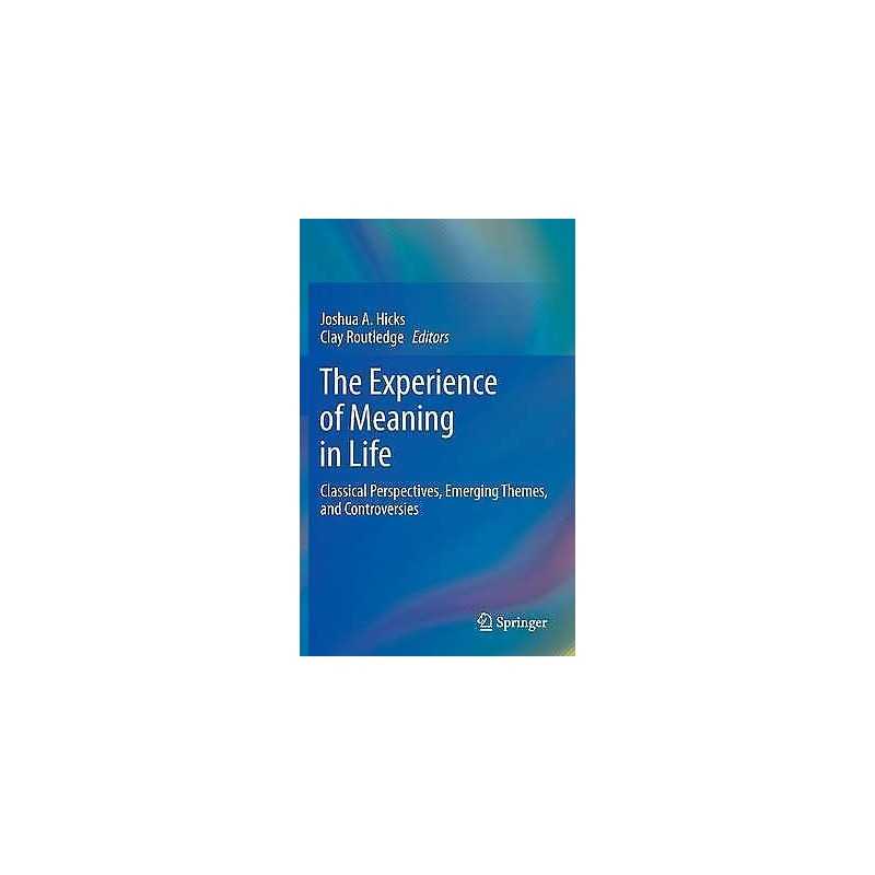 The Experience of Meaning in Life - 9789400765269