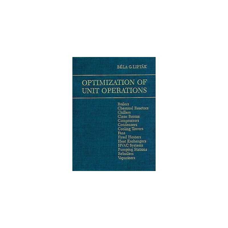 Optimization of Unit Operations - 9780801977060