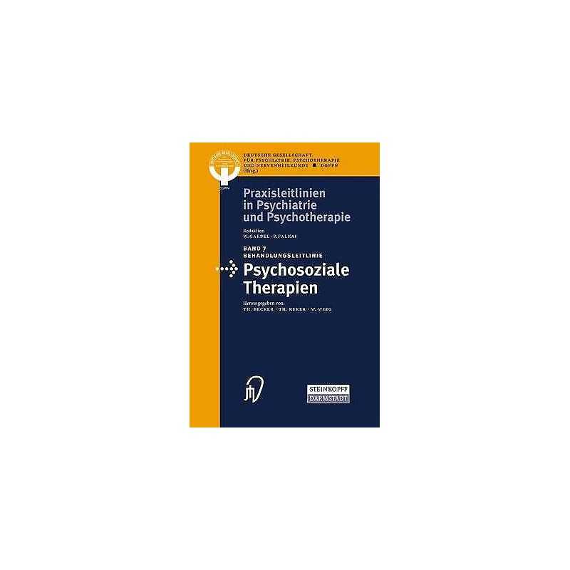 Behandlungsleitlinie Psychosoziale Therapien - 9783798515031