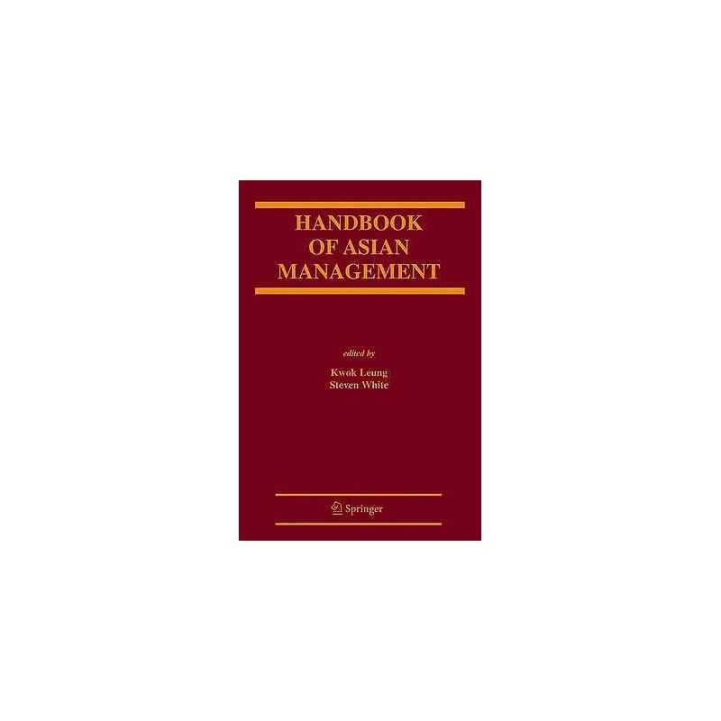 Handbook of Asian Management - 9781475788396