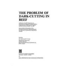 The Problem of Dark-Cutting in Beef - 9789024725229