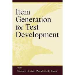 Item Generation for Test Development - 9780805834413