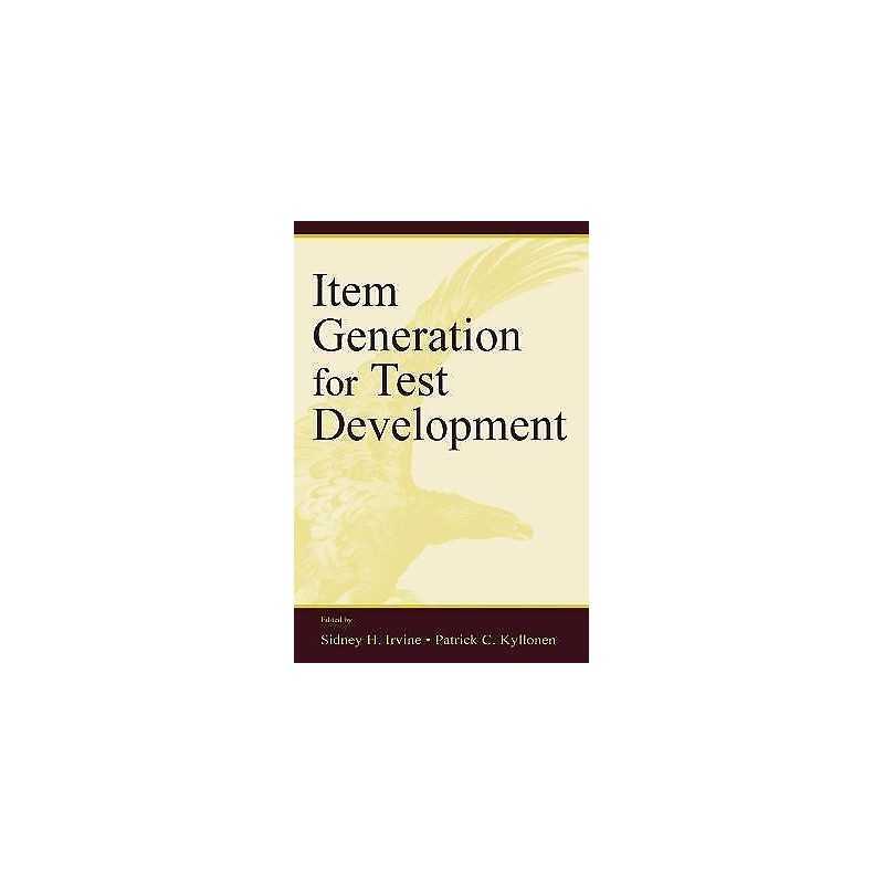 Item Generation for Test Development - 9780805834413