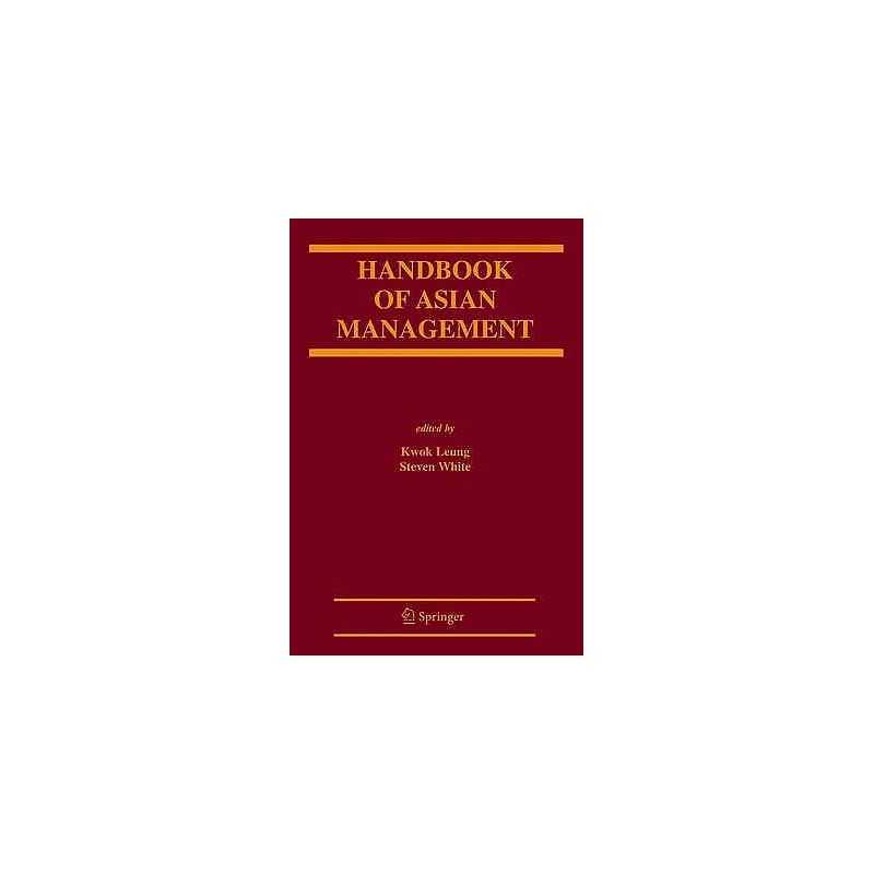 Handbook of Asian Management - 9781402077548