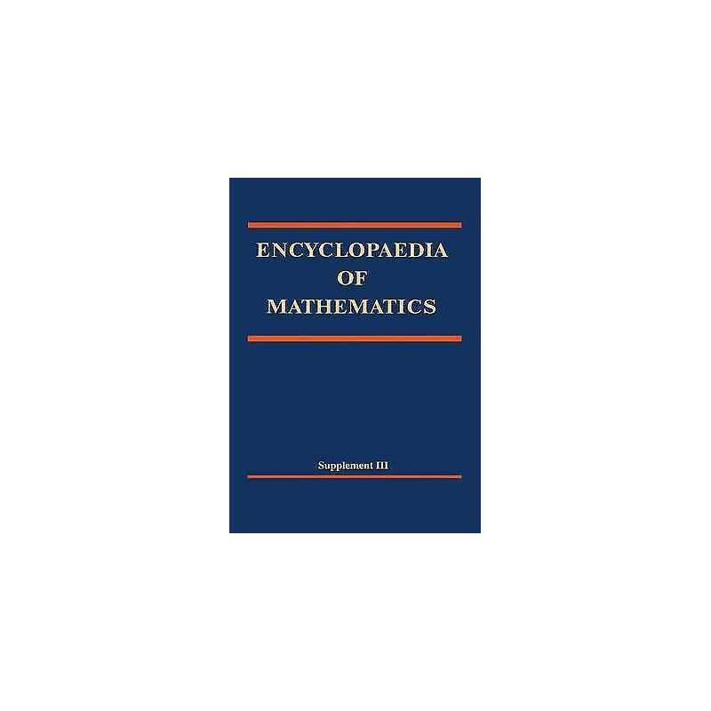 Encyclopaedia of Mathematics, Supplement III - 9781402001987