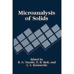 Microanalysis of Solids - 9780306444333