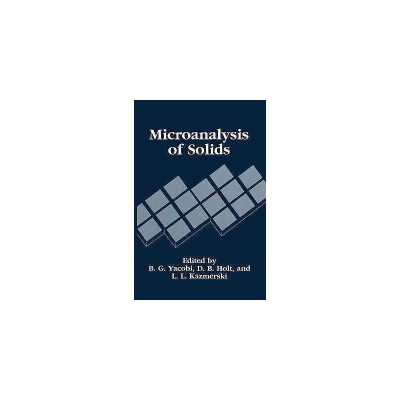Microanalysis of Solids - 9780306444333