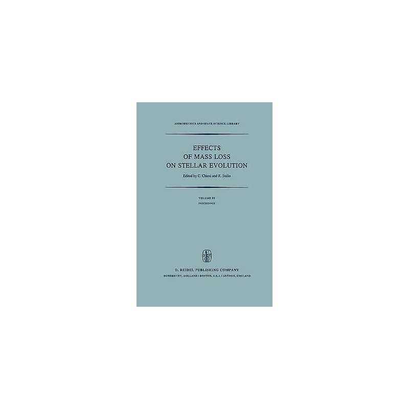 Effects of Mass Loss on Stellar Evolution - 9789400985025