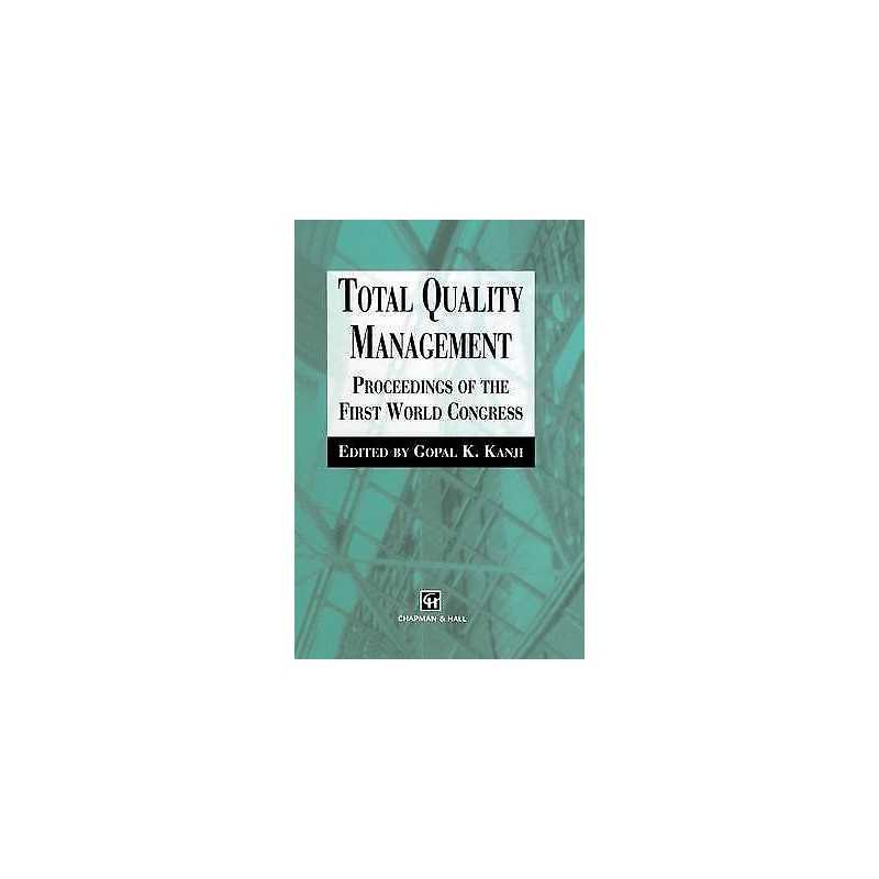 Total Quality Management - 9780412643804