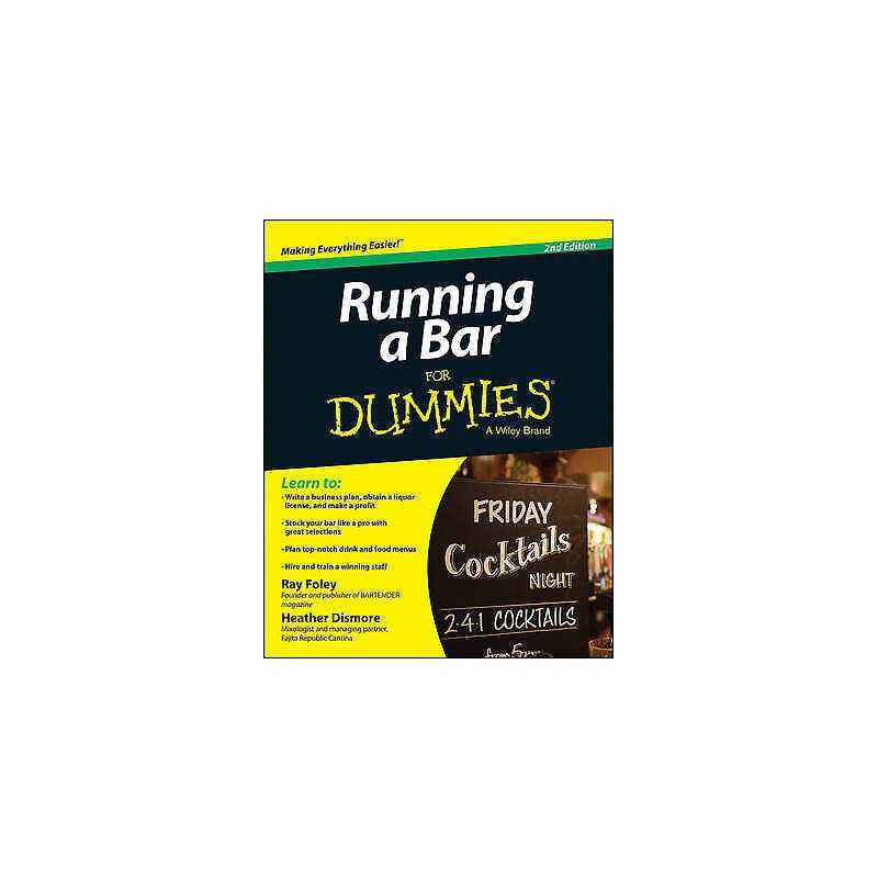 Running a Bar For Dummies - 9781118880722