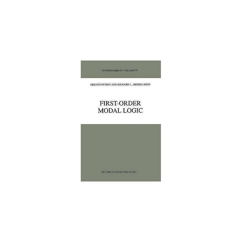 First-Order Modal Logic - 9780792353355