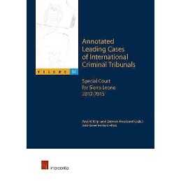 Annotated Leading Cases of International Criminal Tribunals -... - 9781780684895