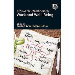 Research Handbook on Work and Well-Being - 9781785363252