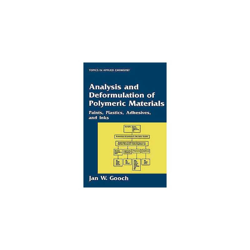 Analysis and Deformulation of Polymeric Materials - 9780306455414