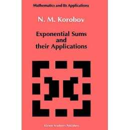 Exponential Sums and their Applications - 9780792316473