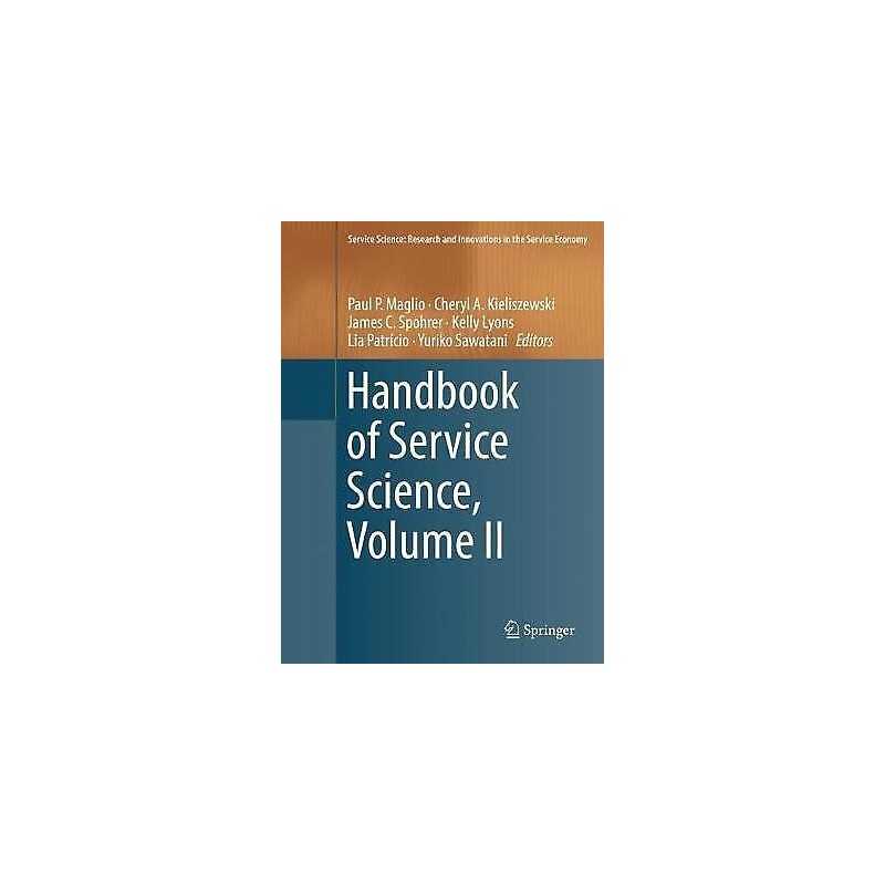 Handbook of Service Science, Volume II - 9783319985114