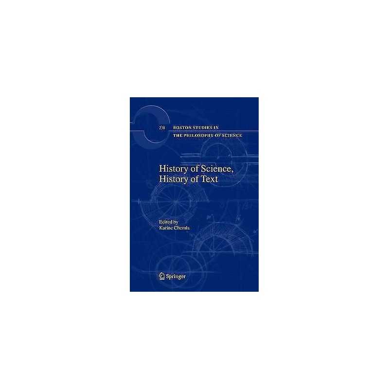 History of Science, History of Text - 9781402023200